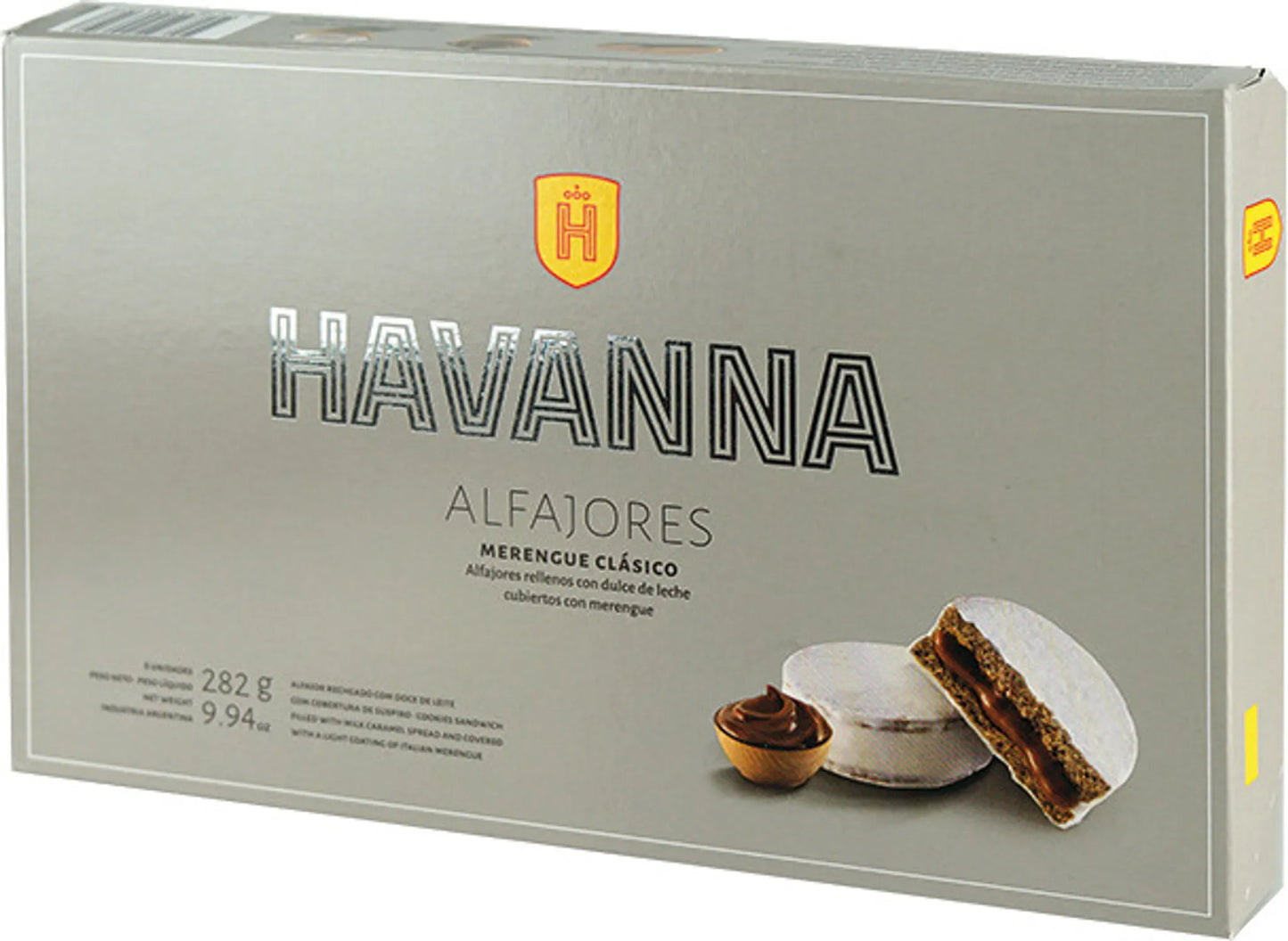 Alfajores Havanna Merengue Clásico 6 Unidades – Delicia Auténtica Argentina