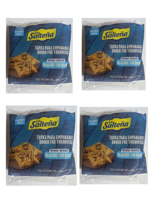 4 doc Tapas de Empanadas La Salteña Hojaldradas OFERTA