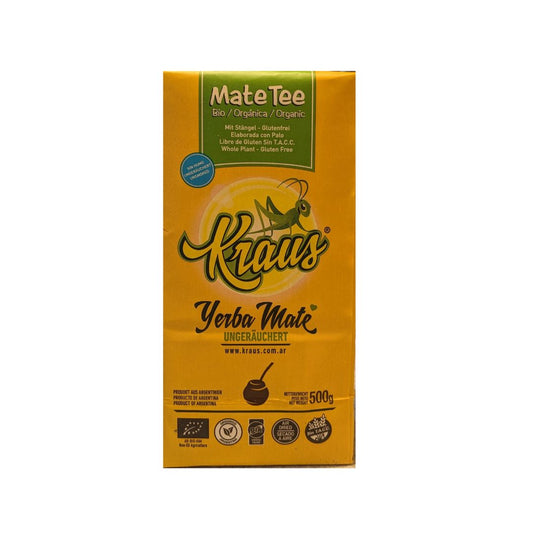 Kraus Organic Yerba Mate with Stick - 500g